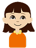 Smiling student illustration
