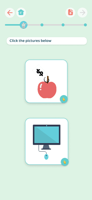 Input screen explaining the AI concept